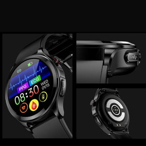 Montre connectée ronde homme I ALPHAX™